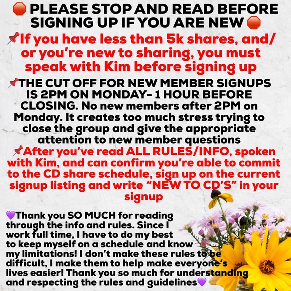 🌼 4/22-4/28 Signups POSTED Join Us! Closing @3PM! - Picture 3 of 8